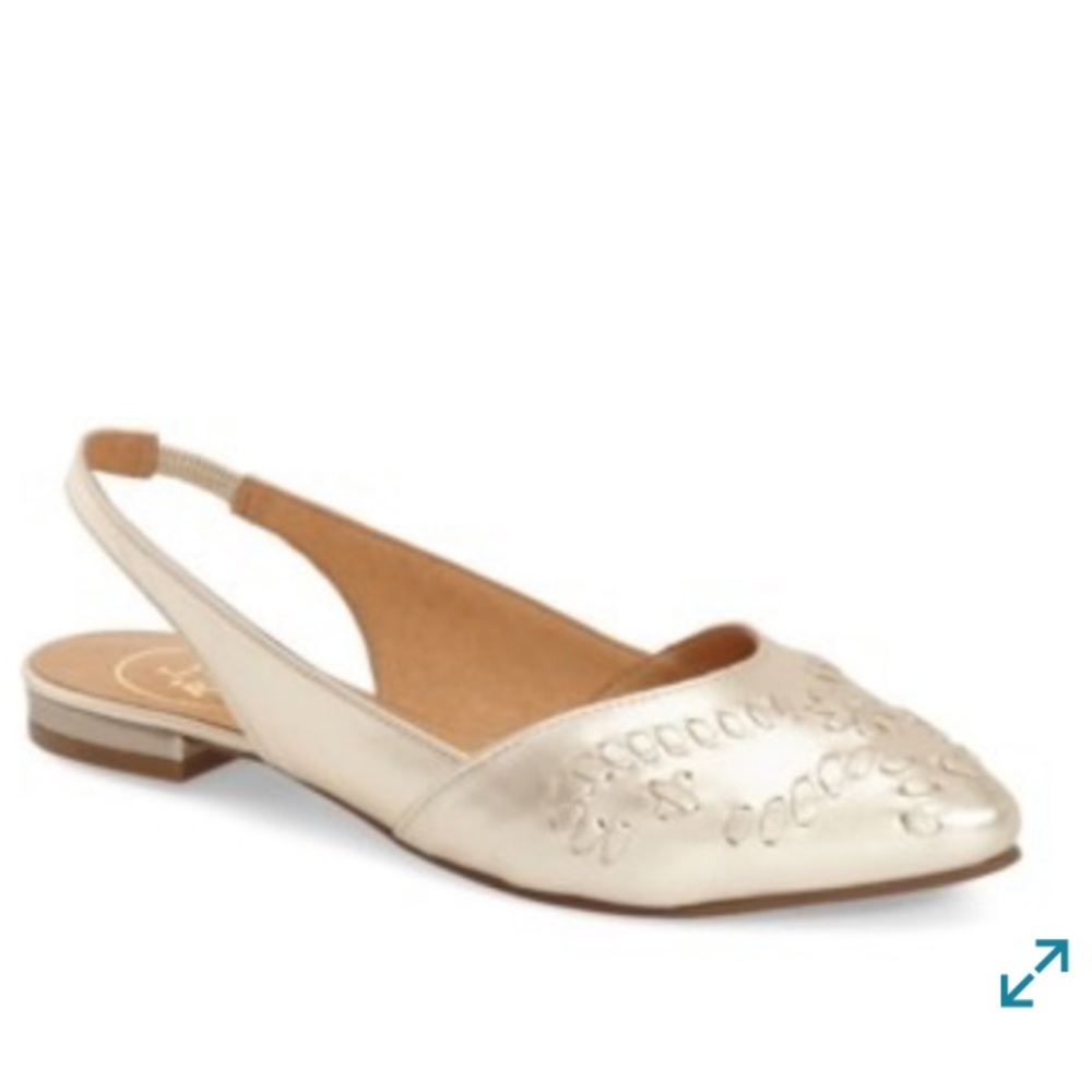 Jack Rogers sling back flats